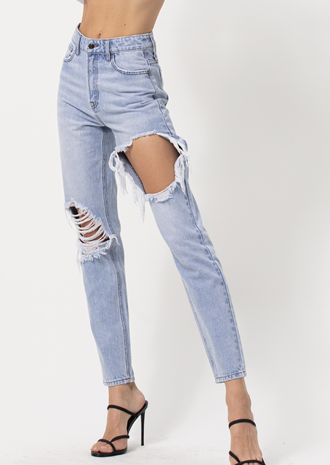 Distressed Jelly Jeans- Light 