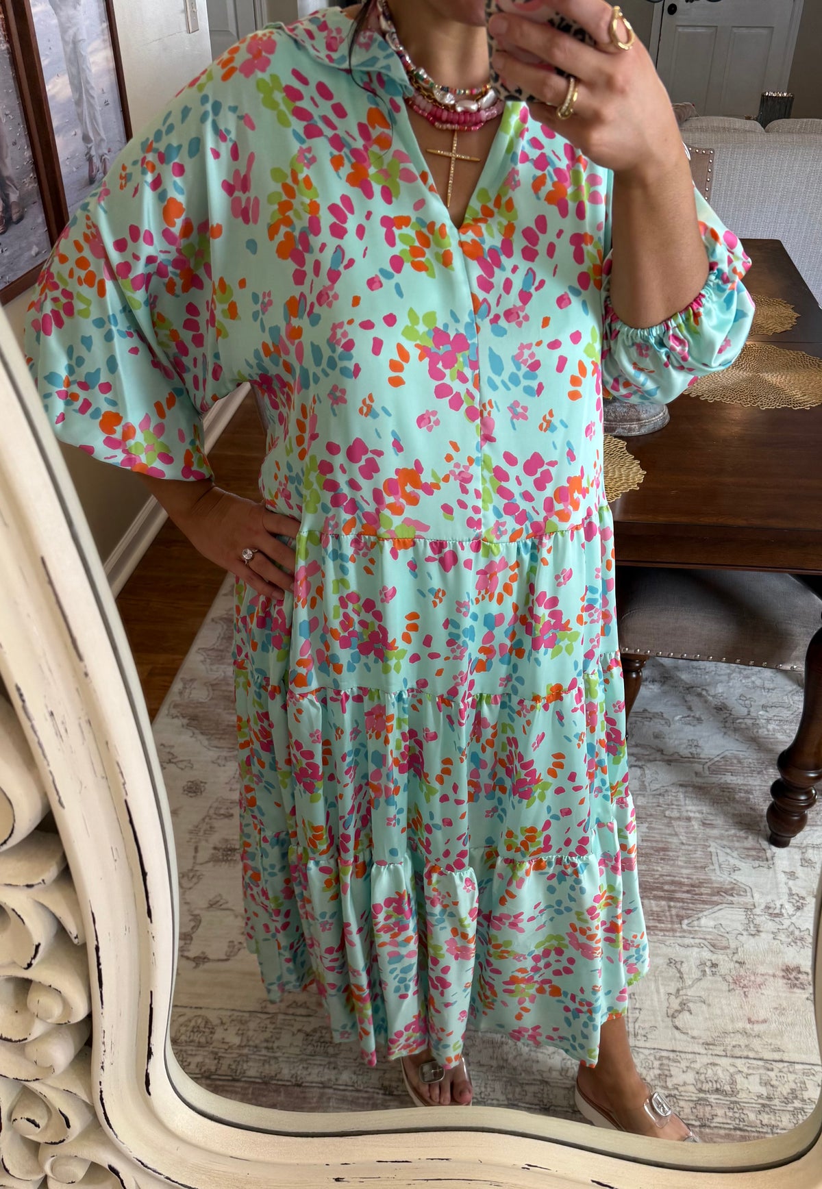 Raelynn Maxi Dress-Pebble Path | All That Jazz Boutique
