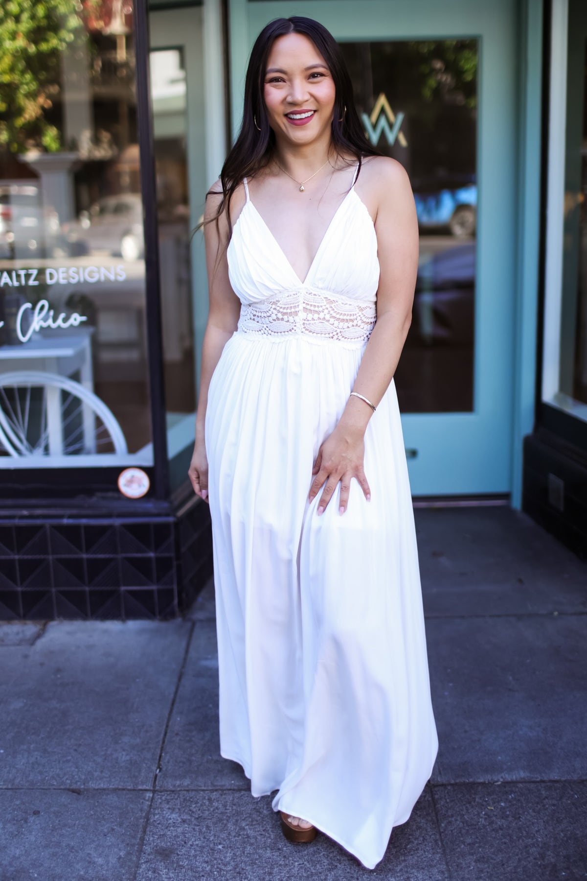 crochet waist maxi dress PINK VANILLA HANDMADE MAXI CROCHET DRESS | CULT MIA