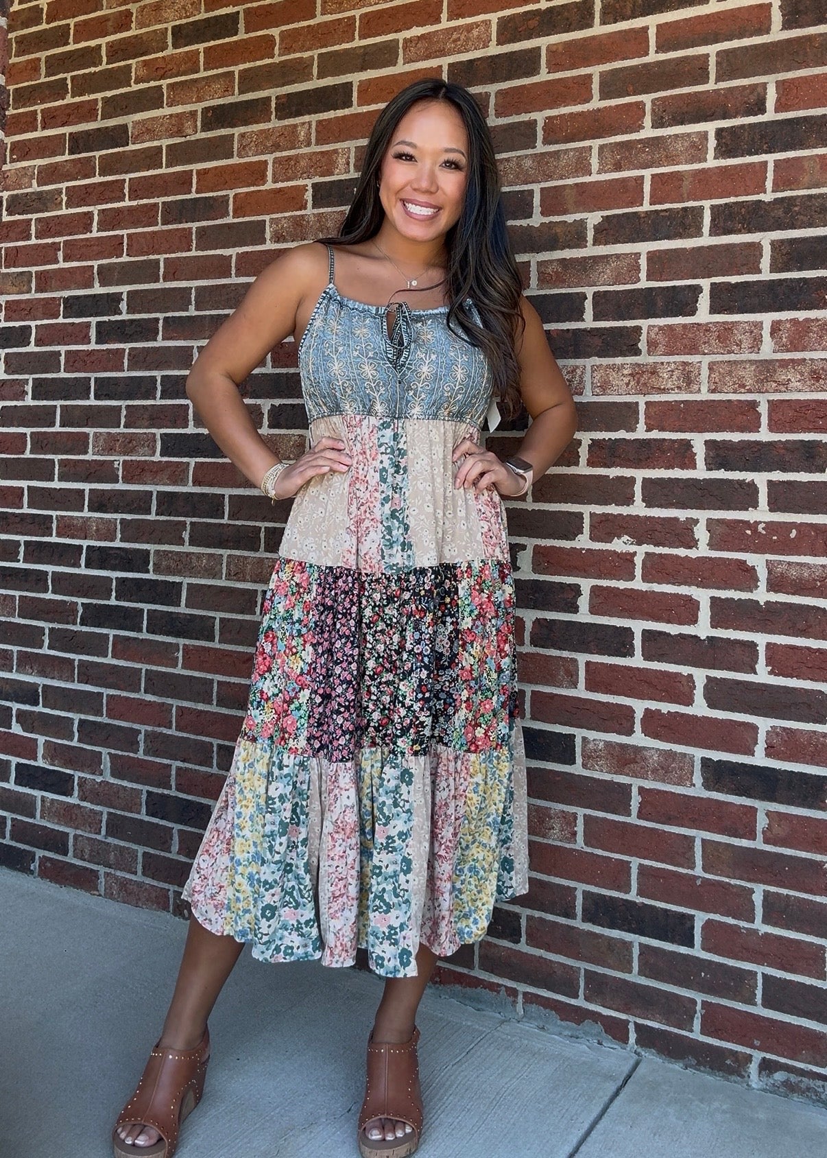 dress with neck scarf Cassandra Scarf Mini Dress