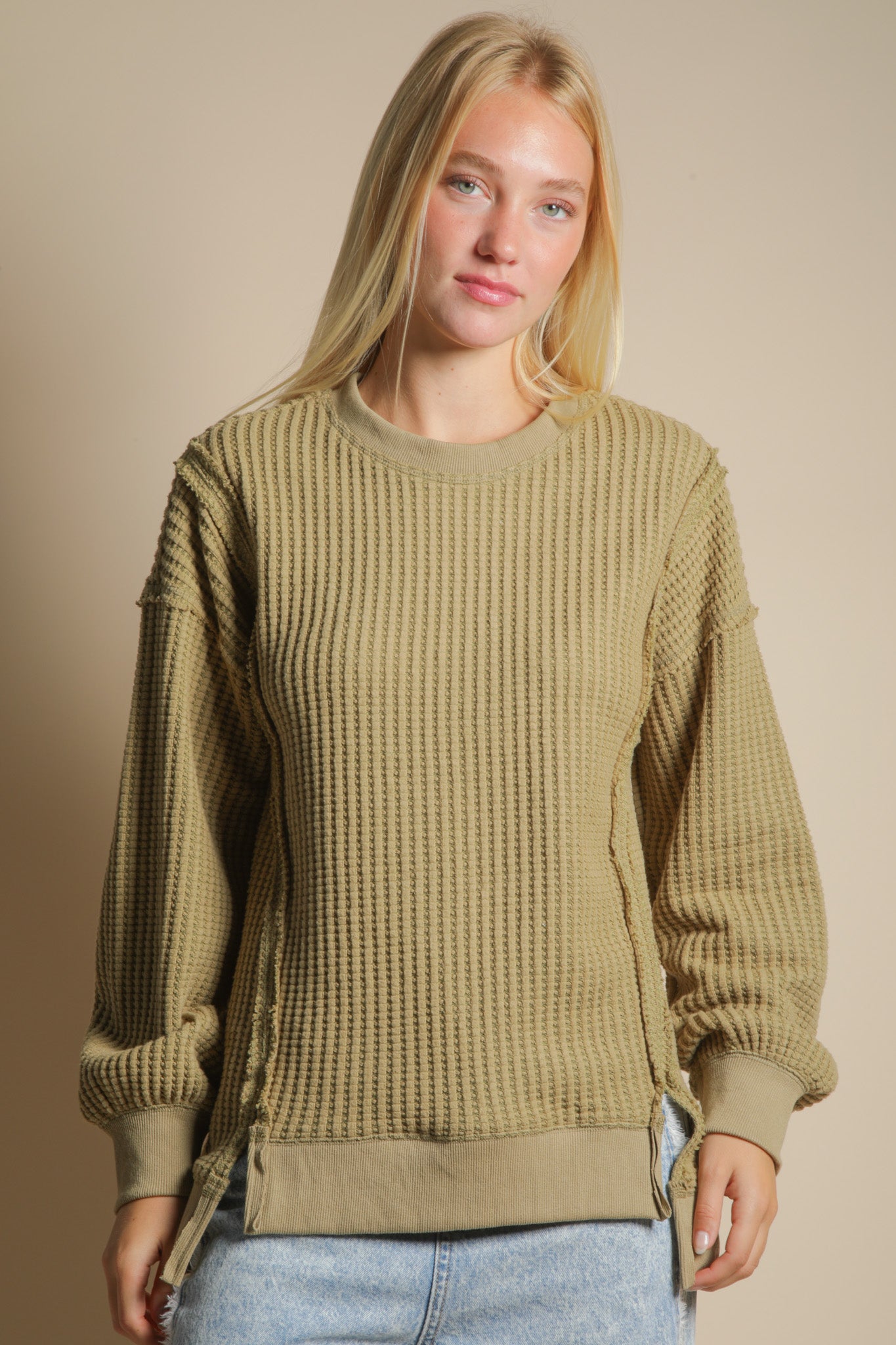 トップス stein 23ss Oversized Waffle Knit stein 23ss Oversized Waffle Knit