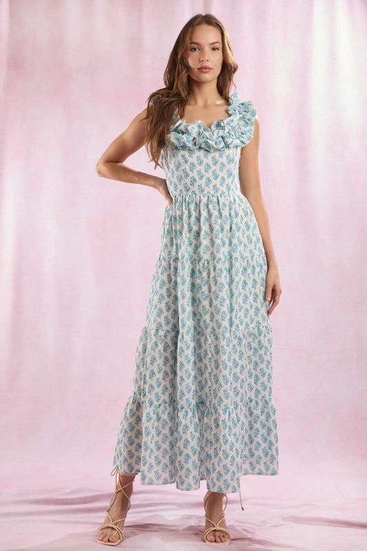 Francesca Floral Maxi Dress | Shop Apple Blvd