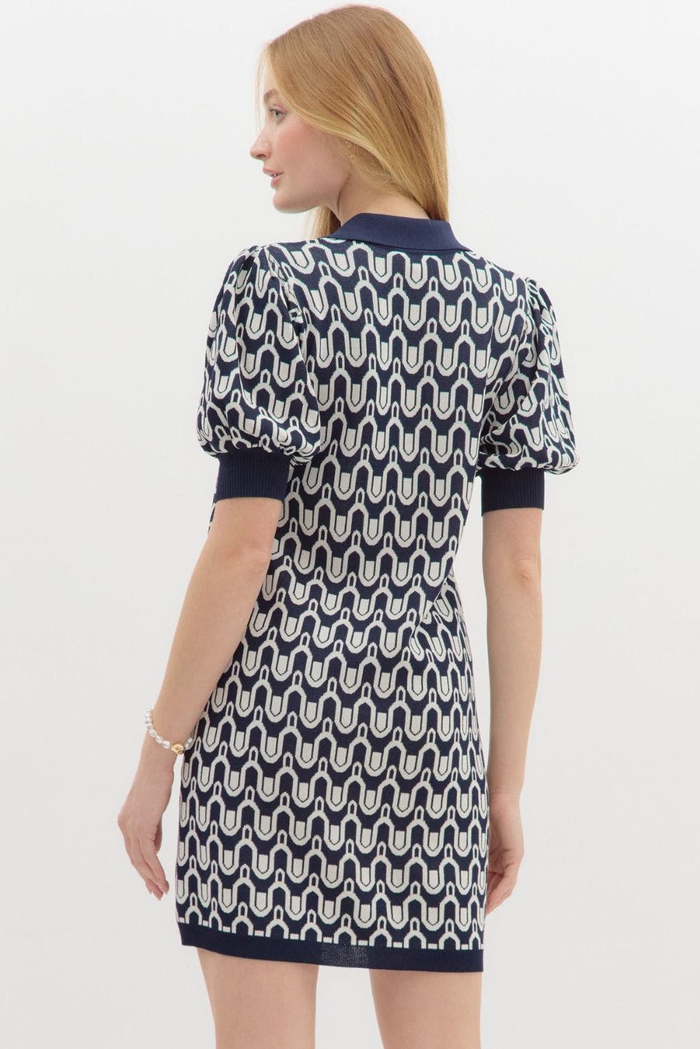Twiggy Knit Polo Dress | Shop Apple Blvd