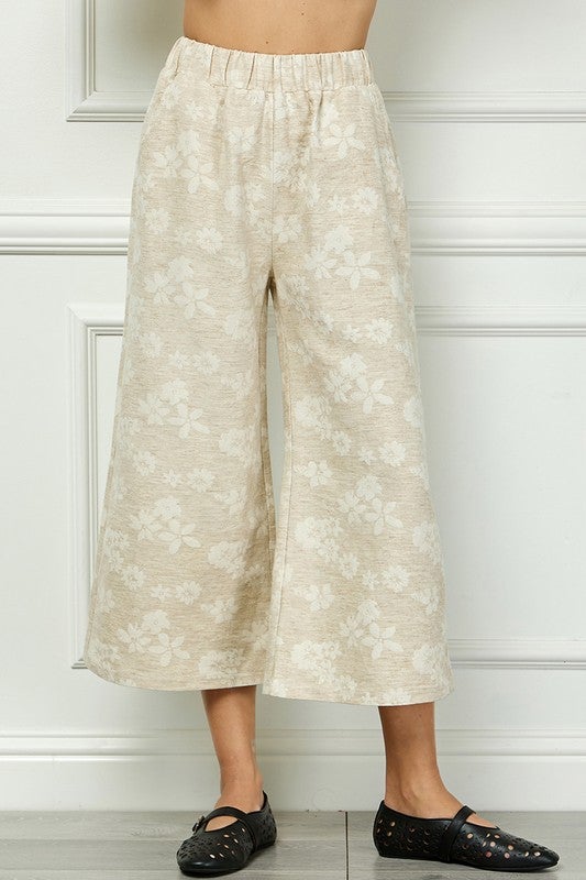 JACQUARD LINEN LOUNGE PANTS *Final Sale* | Apricot Lane Boutique