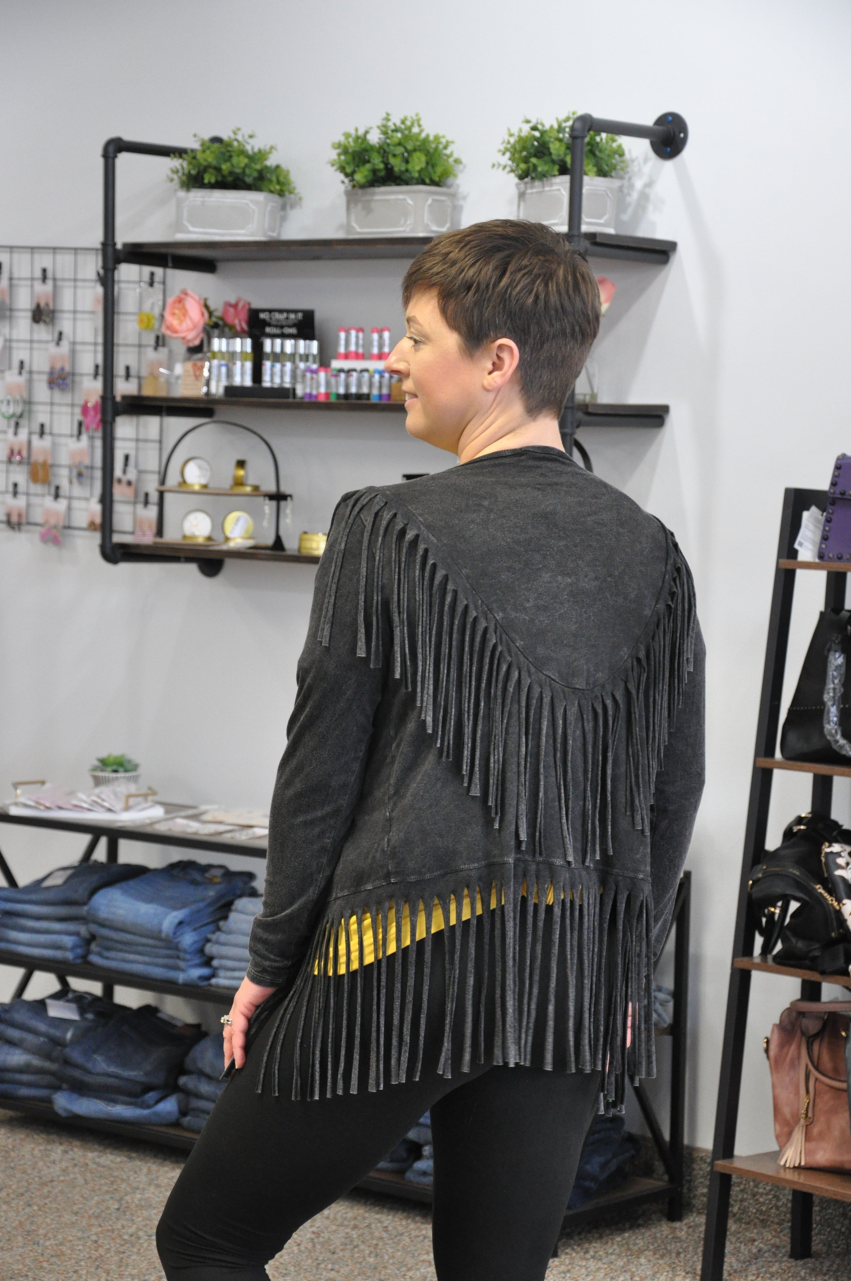 T Party Fringe Cardigan | Aquillbella 