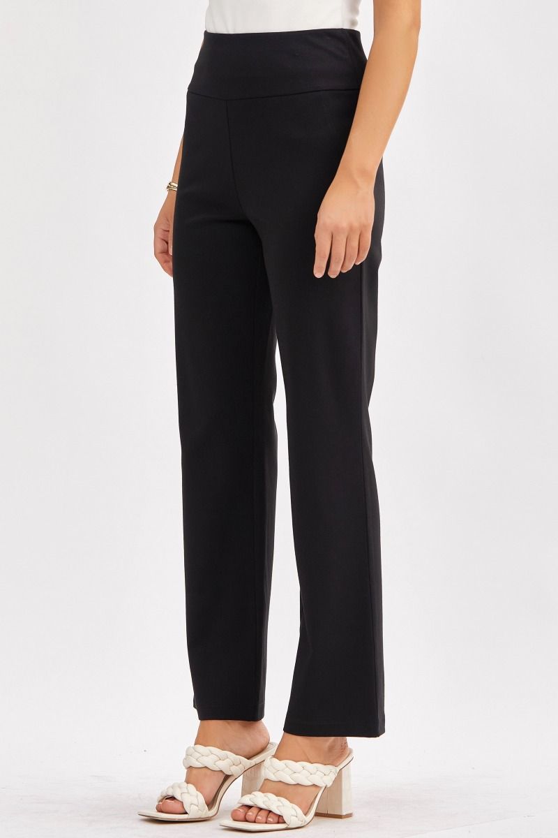 Dear Scarlett - Magic High-Rise Barrel Pants: Black / M main image 1