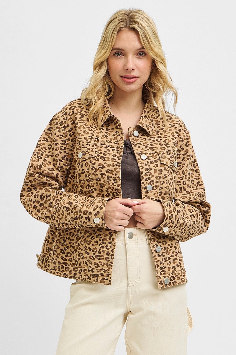ジャケット・アウター leopard jacket adidas Firebird Loose Leopard Relaxed Men's Zip-Up