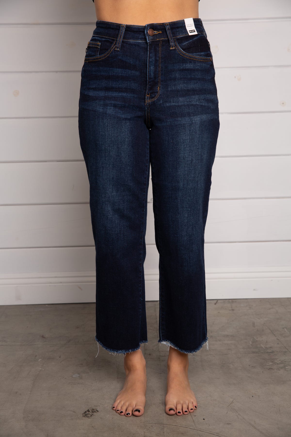 Judy Blue - High Waisted Wide Leg Crop
