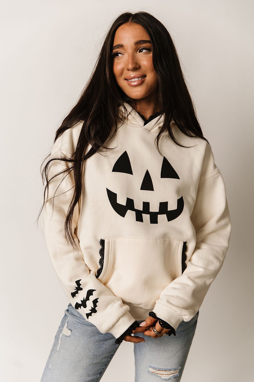 ※ __n.style__ AMPERSAND AVENUE Comfort Zone Hoodie - Hey Pumpkin | Ashley