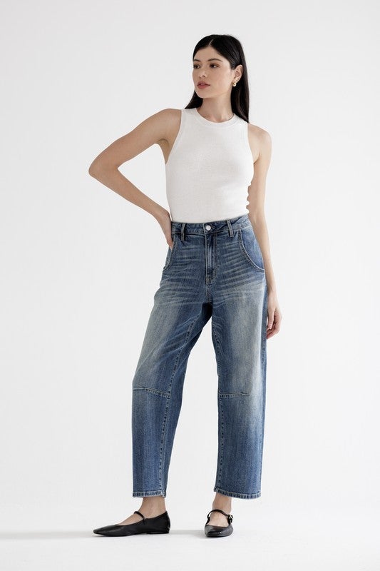 The Mica Barrel Jeans main image 1