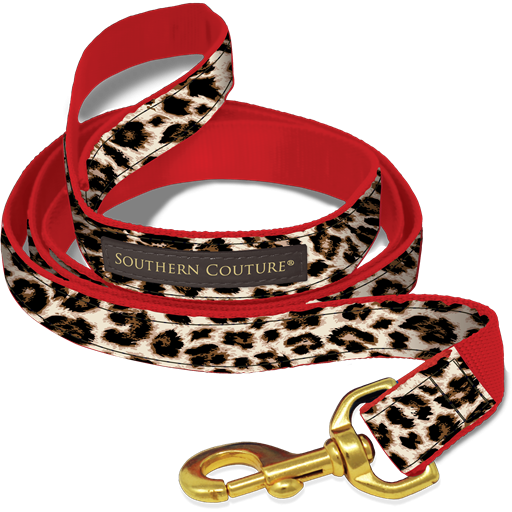 leopard dog collars and leashes