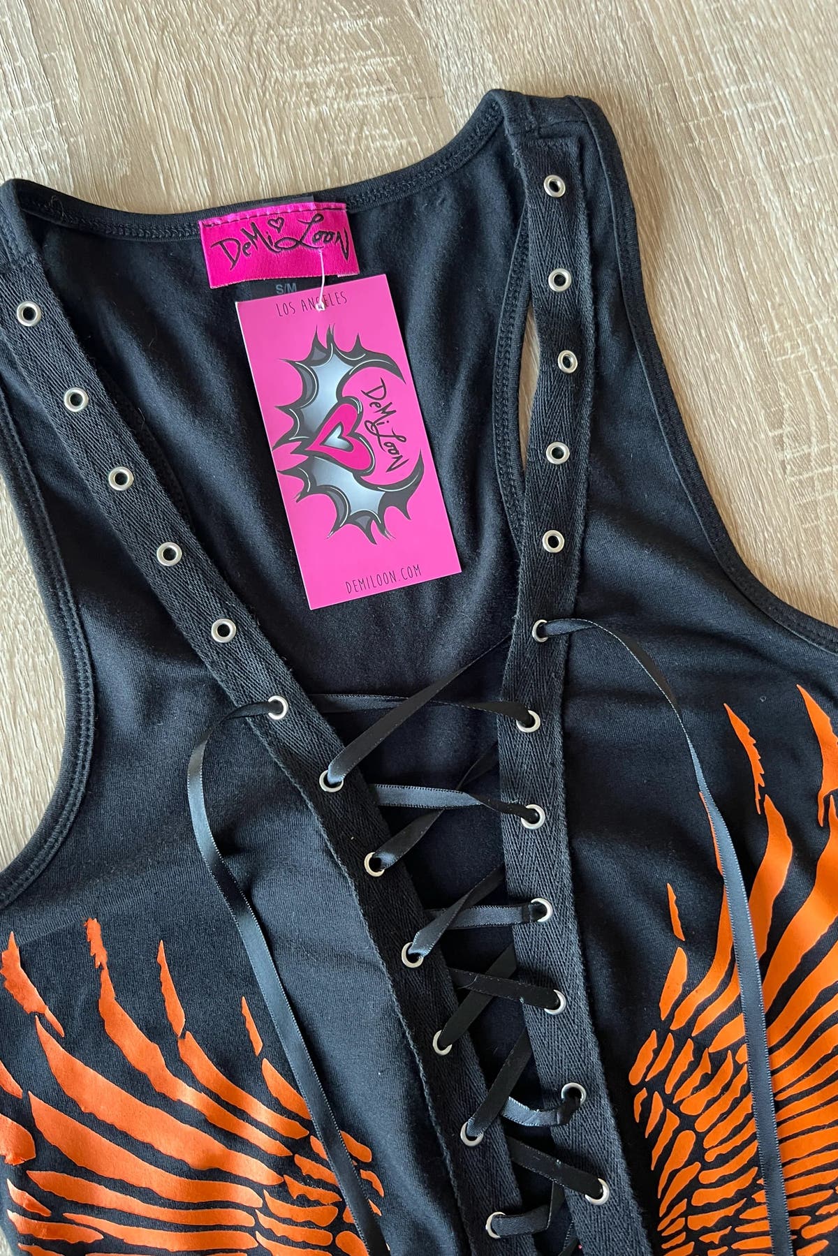 Freedom Eagle Sexy Graphic Biker Festival Sexy Graphic Corset Tank Top |  Bandanas By Michelle