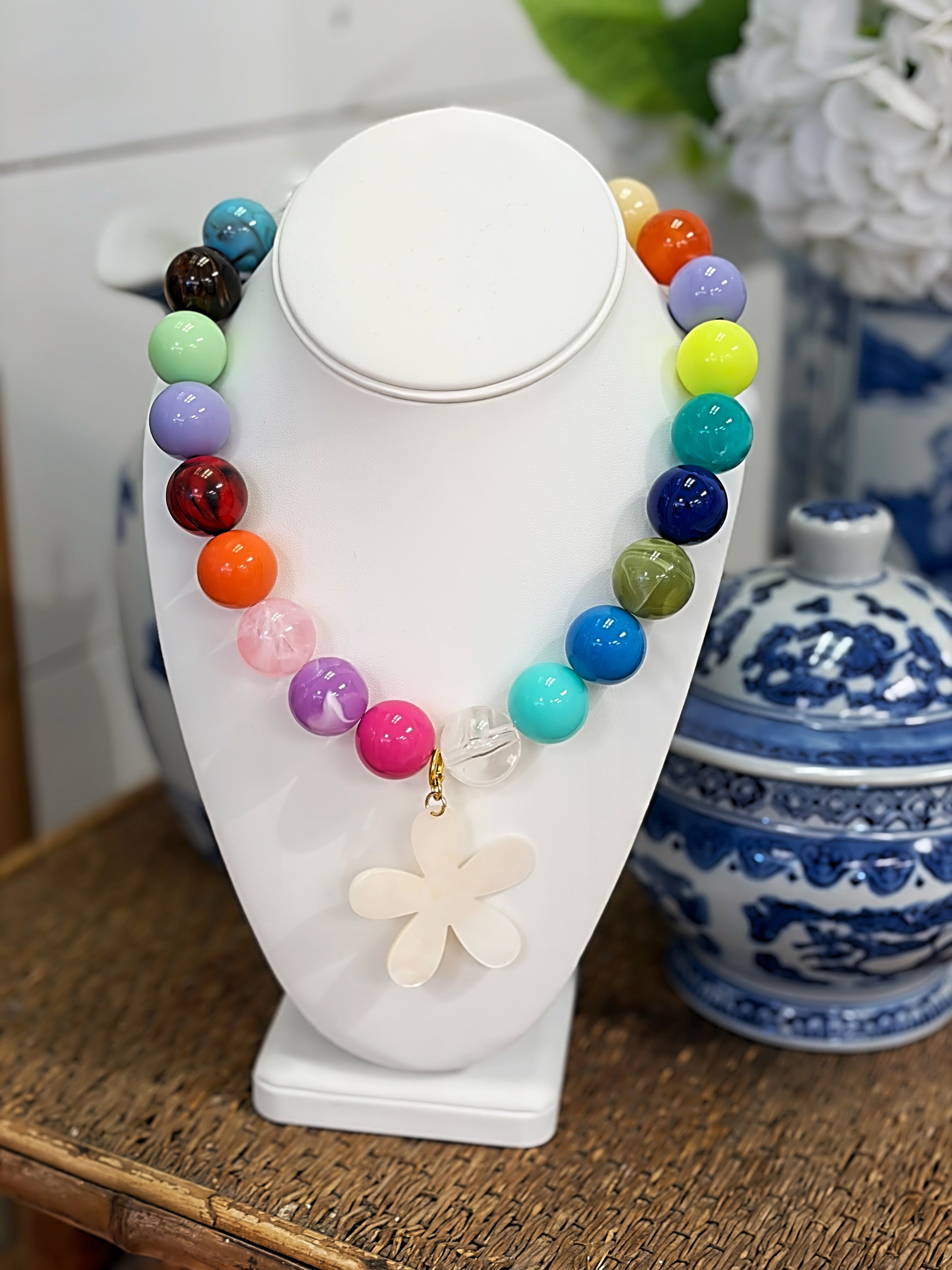 アクセサリー Colorful ACCESSORY JANE - BAUBLE NECKLACE - MULTIPLE COLORS | Beaucoup Texas