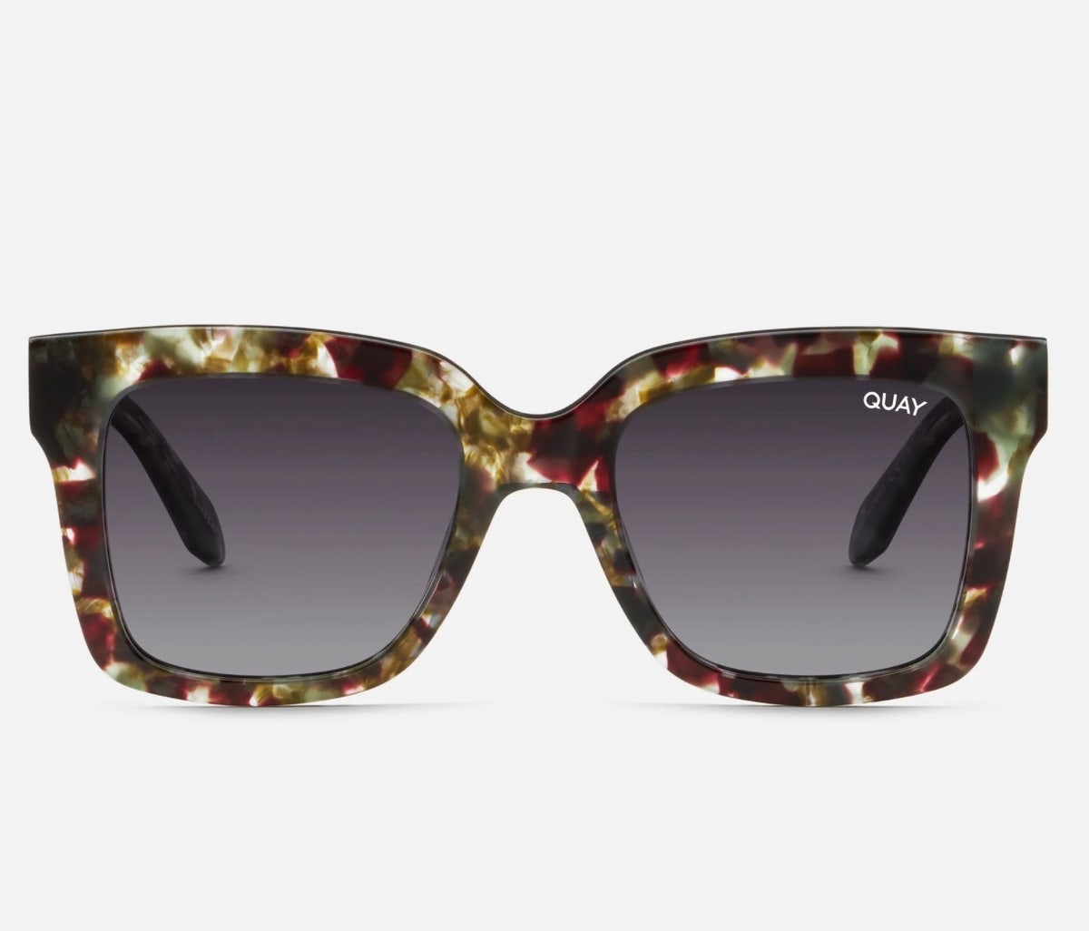 NEW! Rare Quay ICY polarized green sunglasses Quay Icy Green/Brown Polarized Cat Eye Sunglasses 52-21-145  main image 3