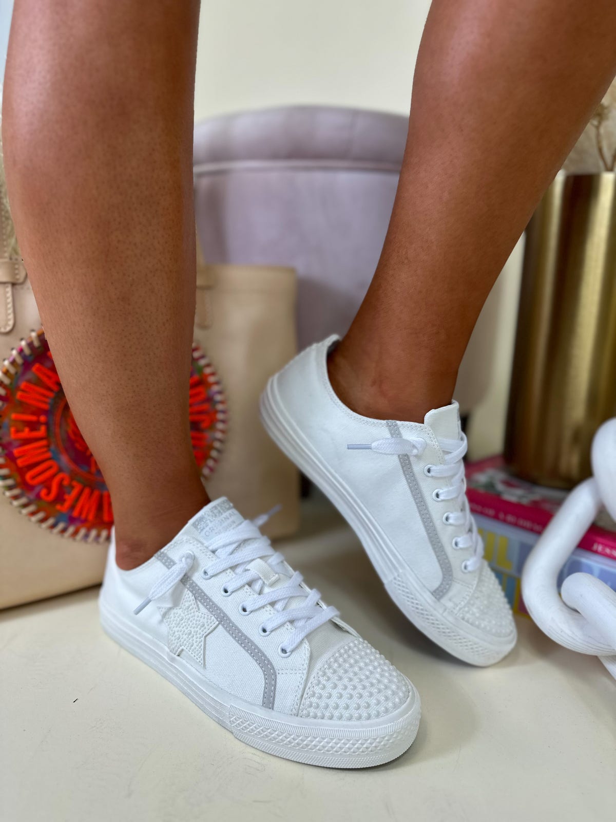 Vintage Havana White Pearl Alive Sneaker