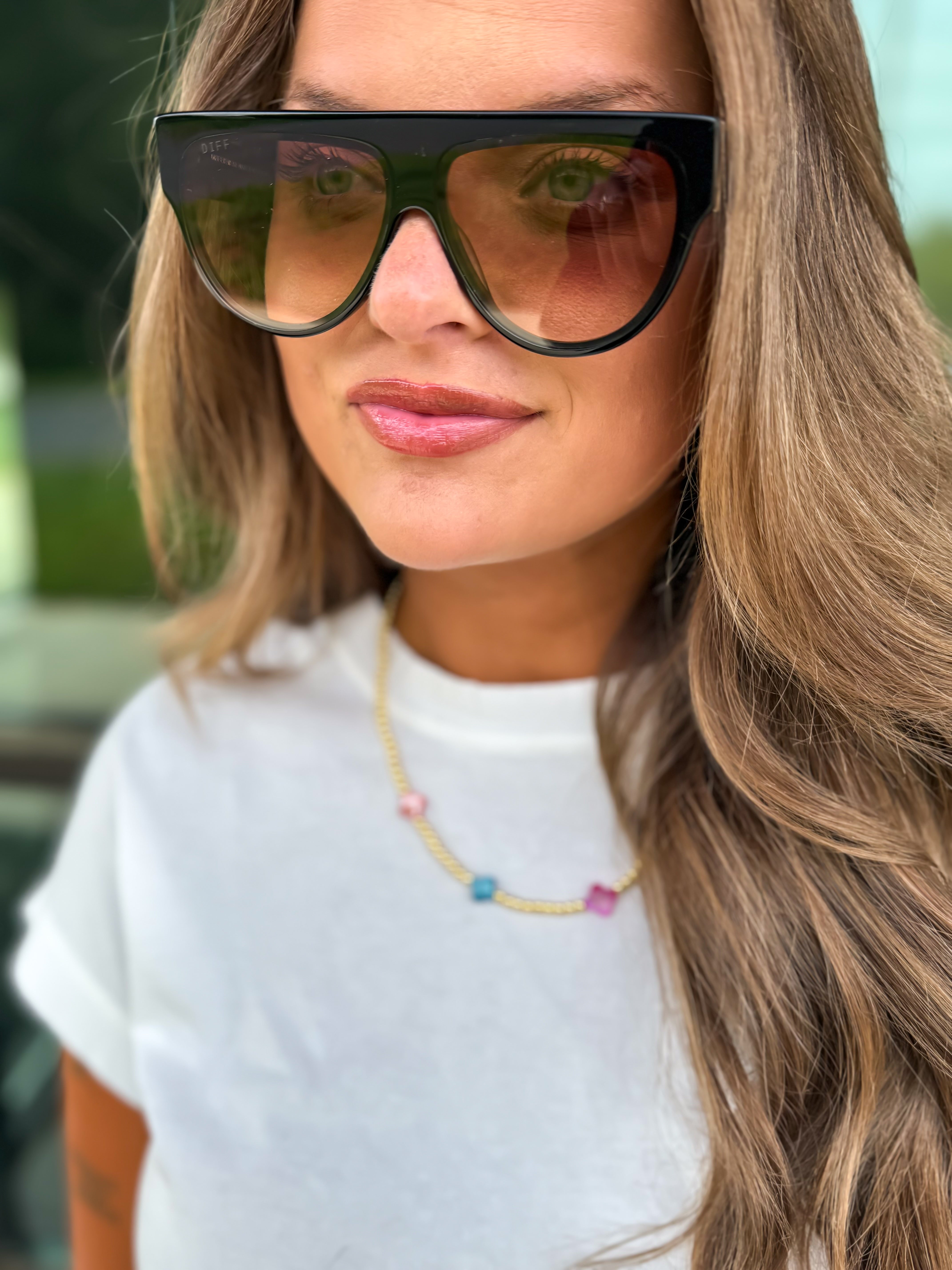 New DIFF Eyewear Georgie Sunglasses DIFF Eyewear Georgie Sunglasses / The Emerald Fox Boutique main image 2