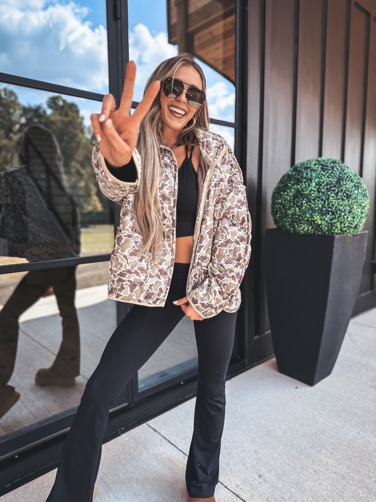 BIRDIE PREORDER S-3XL Cozy Cloud Jacket in Duck Camo | Bird & Co