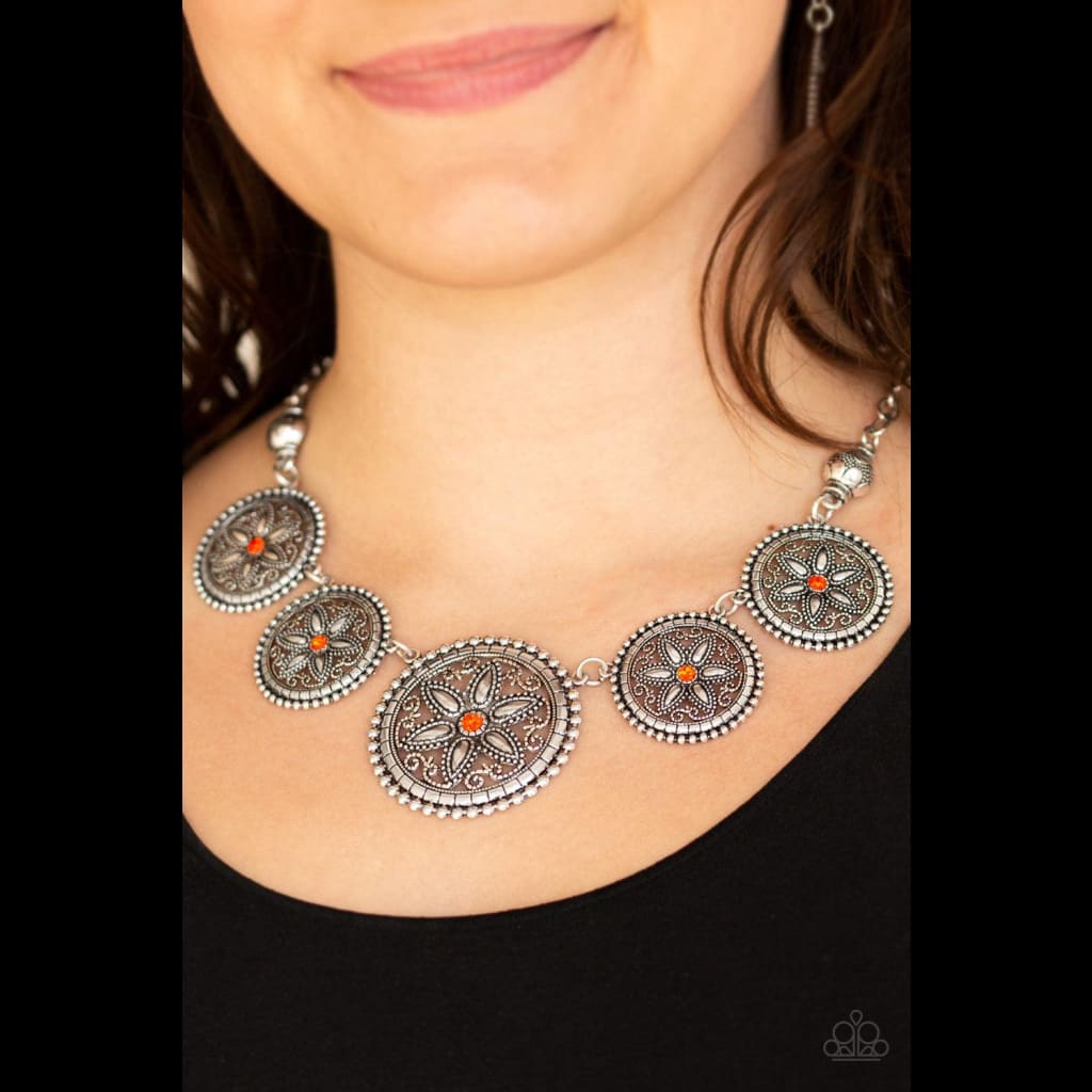 Orange Paparazzi Necklace 