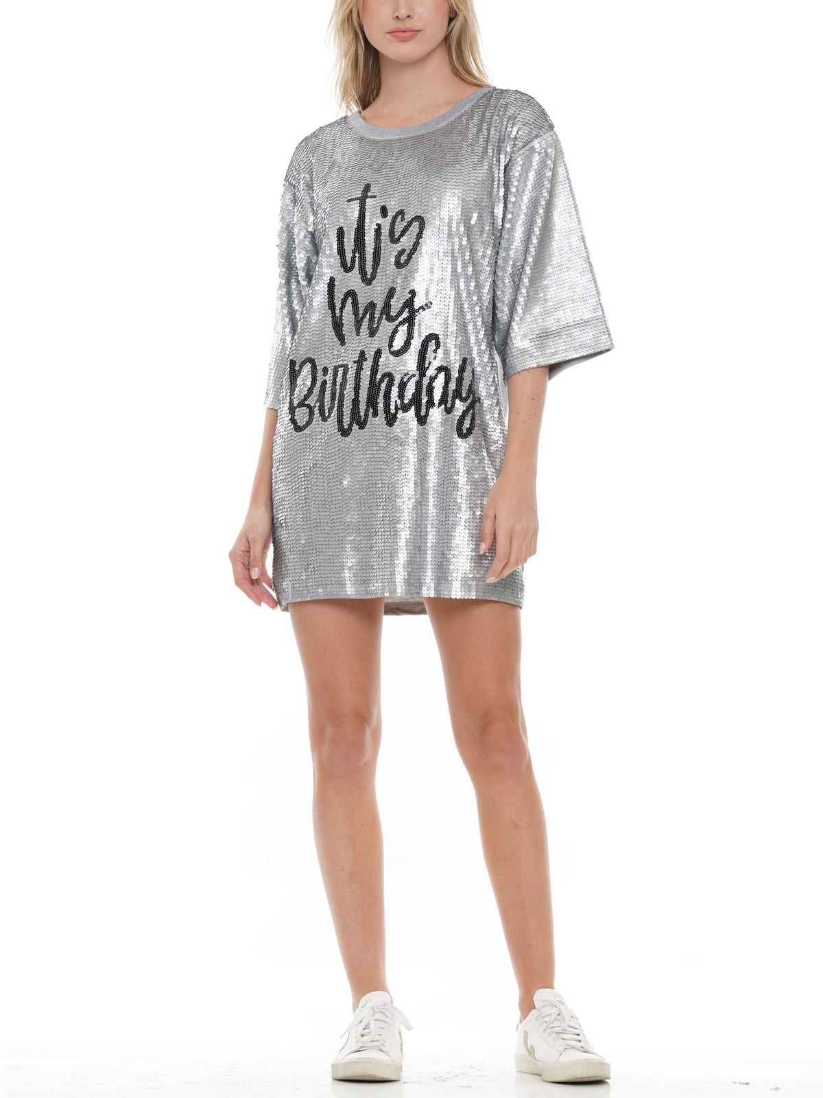 green emerald velvet dress Star Sequin Tee Dress  Black & Gold Mini