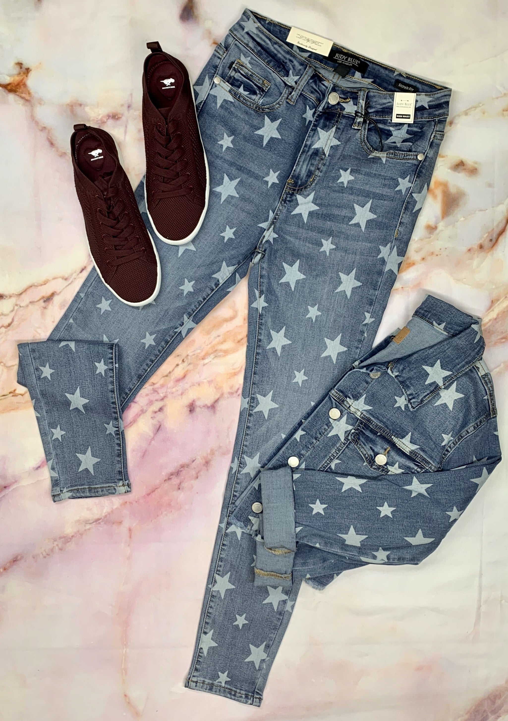 judy blue star jeans