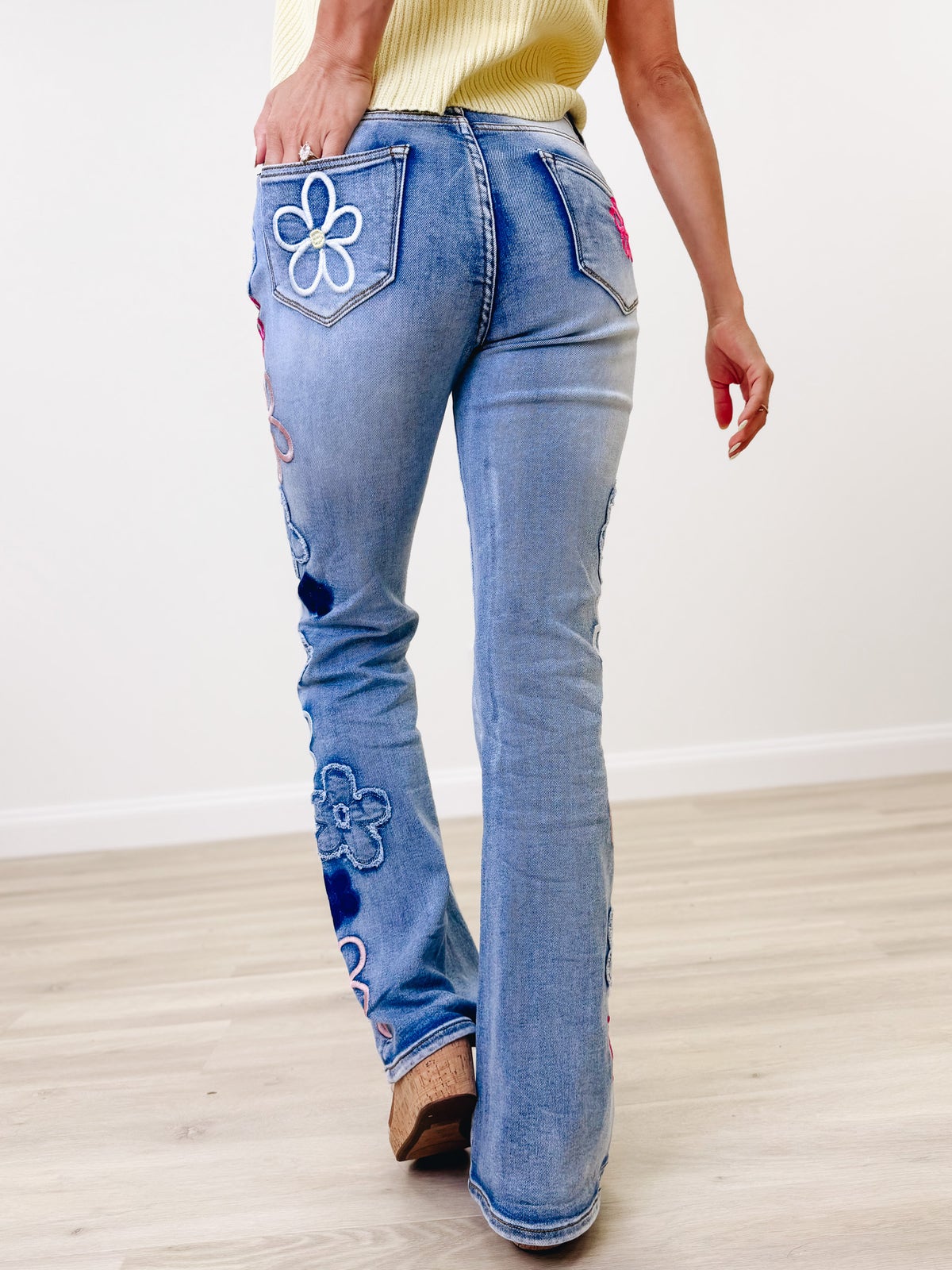 Daisy Dream Jeans - Denim Pink