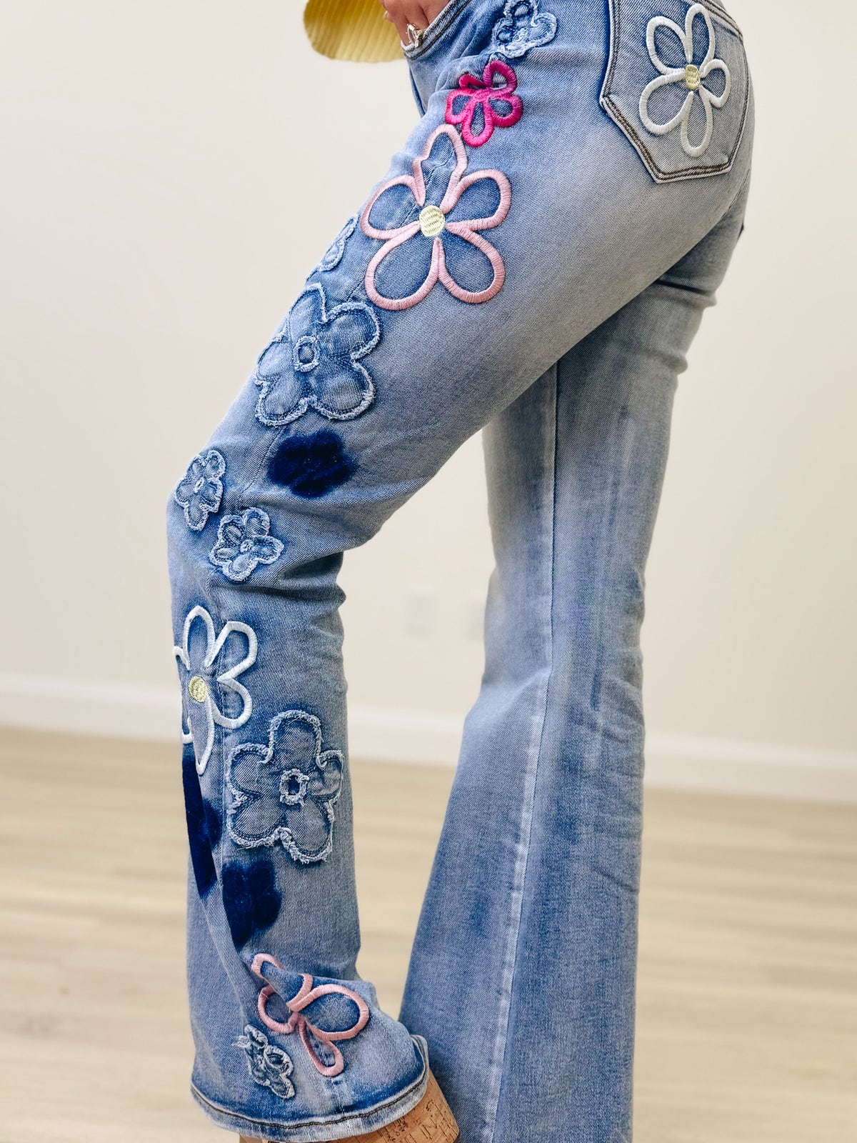 Daisy Dream Jeans - Denim Pink