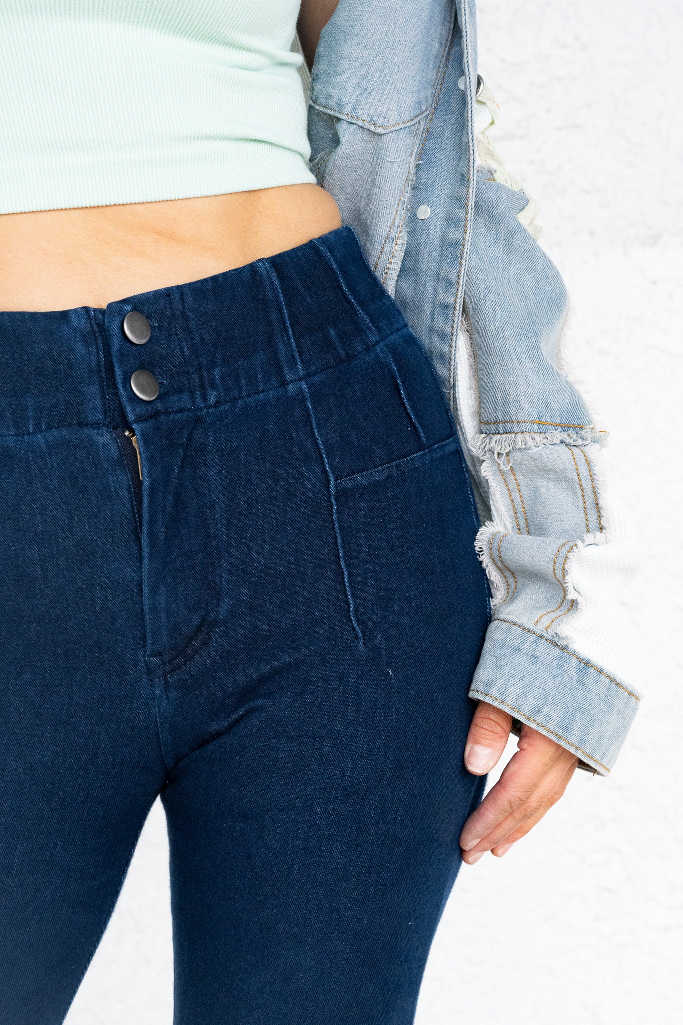 【NONCODE】Rael four button denim trousers 51+O4R6-+-L._AC_SX522_.jpg