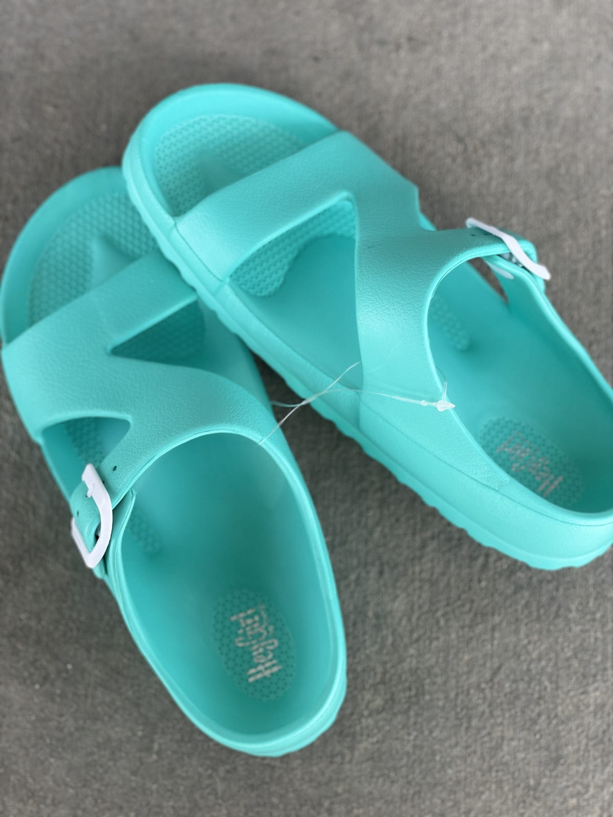 Aqua Pool Party Sandal by Corkys CharlieMae