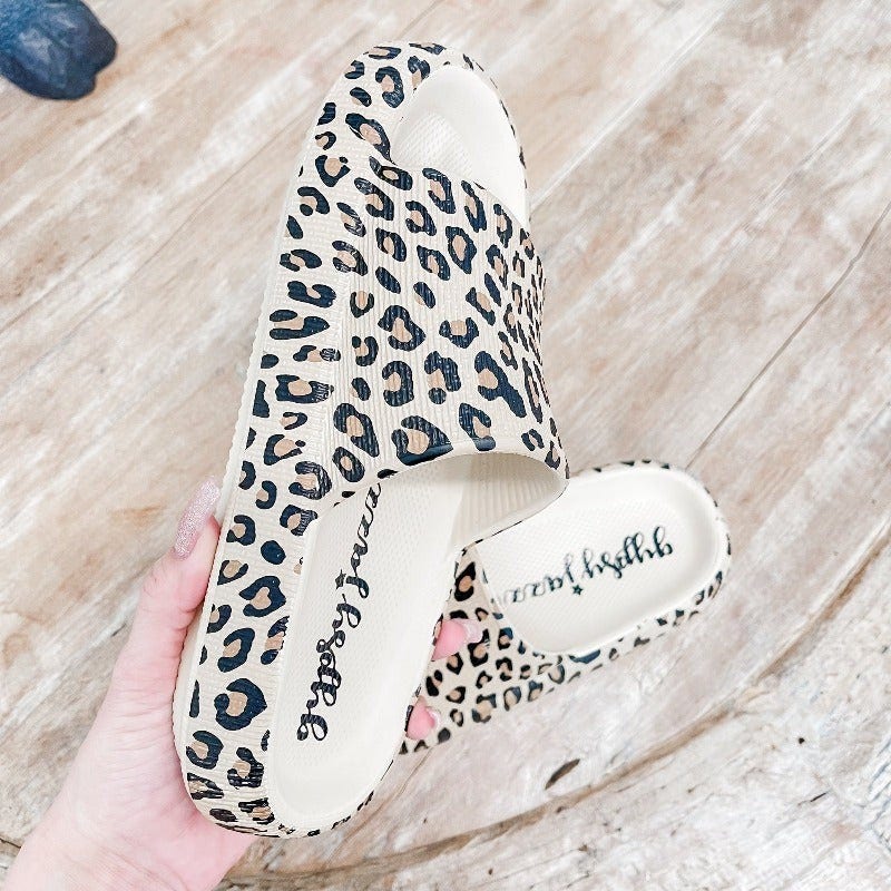 Leopard Print Julius Slip On Sandal by Gypsy Jazz CharlieMae