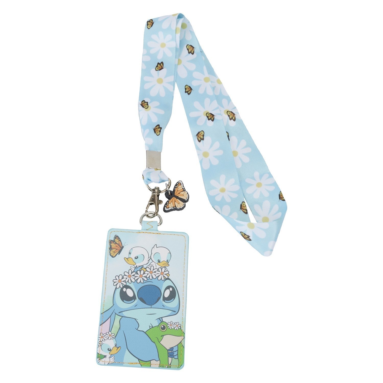 DISNEY LILO AND STITCH SPRINGTIME STITCH LANYARD WITH