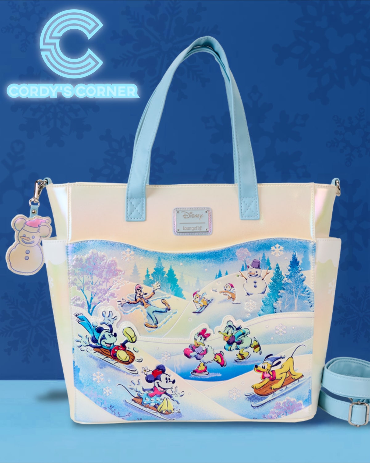 DISNEY MICKEY & FRIENDS WINTER WONDERLAND SCENES Backpack