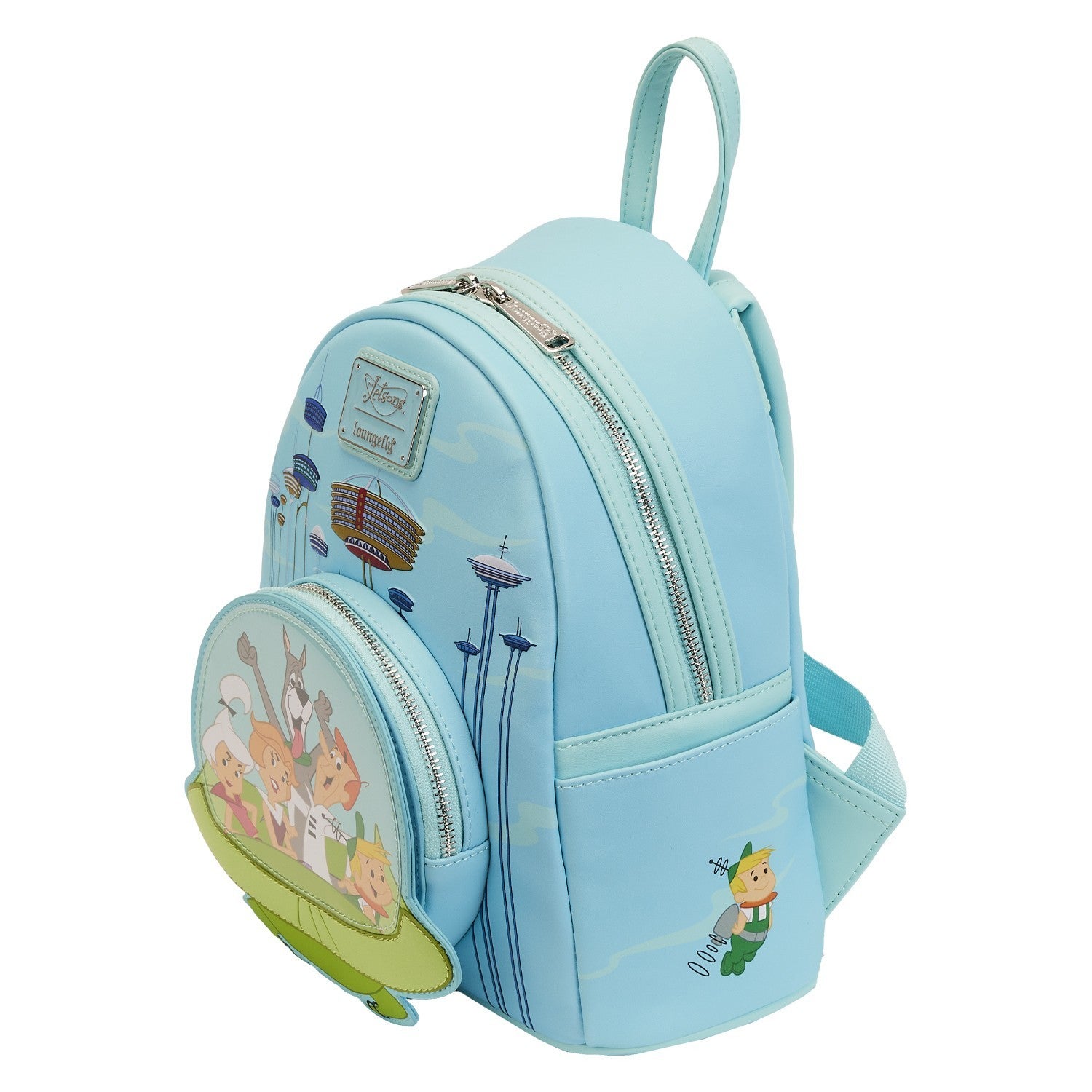 WARNER BROTHERS THE JETSONS SPACESHIP MINI BACKPACK LOUNGEFLY