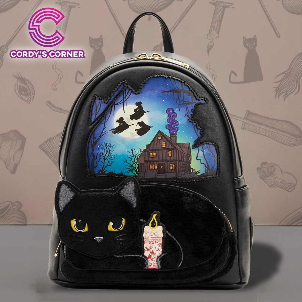 パンドラウォーズ　8box シュリンク付き Hocus Pocus Binx Pocket Mini Backpack | Cordy's Corner - Loungefly