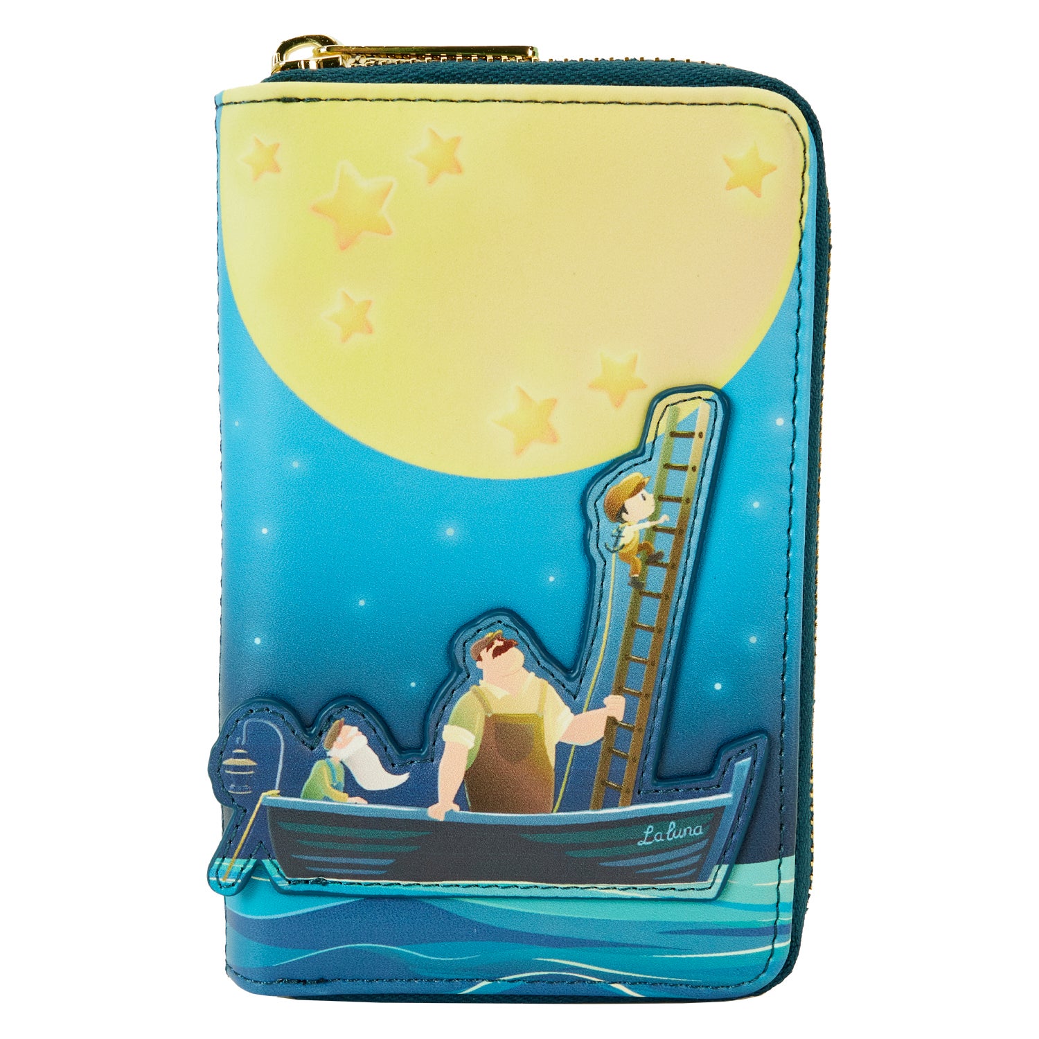LOUNGEFLY Pixar La Luna Moon Light Up  MinI Backpack & Wallet Pixar Shorts La Luna Moon Zip Around Wallet *Final Sale  main image 2