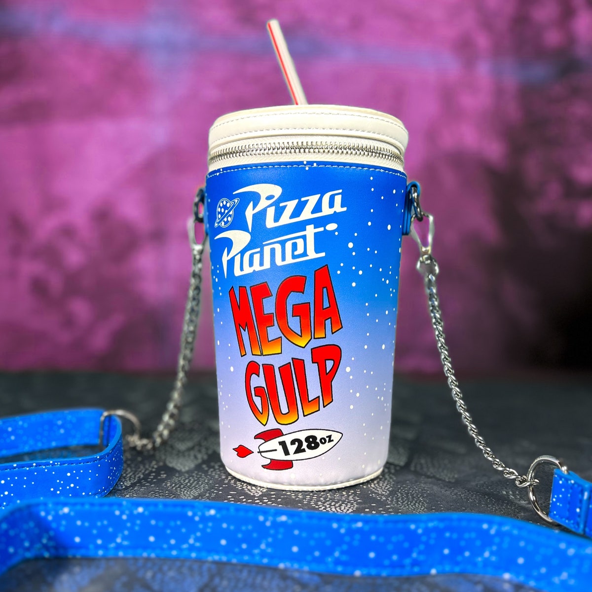 PIXAR TOY STORY PIZZA PLANET MEGA GULP CROSS BODY BAG Loungefly *Final Sale*