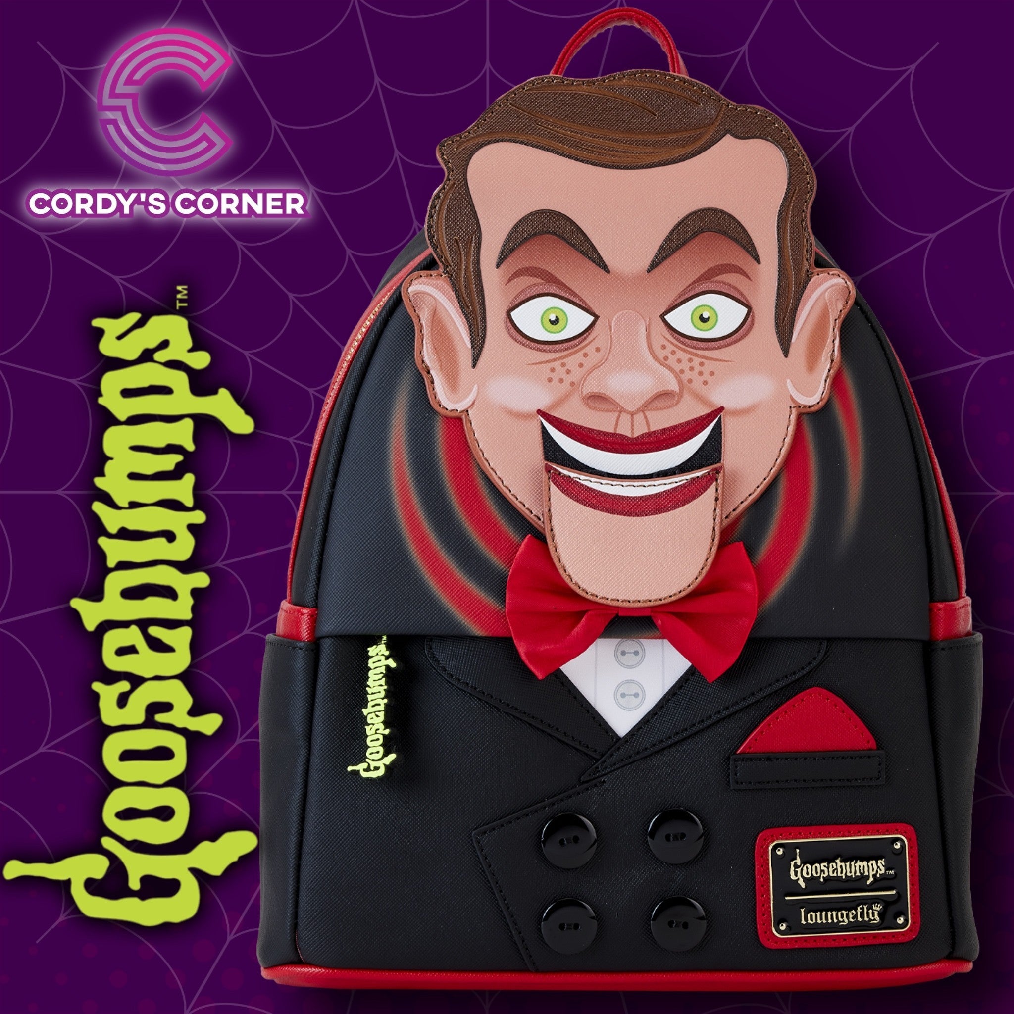 【Lounge Fly】Goosebumps Slappy Cosplay Mini Backpack Amazon.com: Goosebumps Slappy Cosplay Mini Backpack