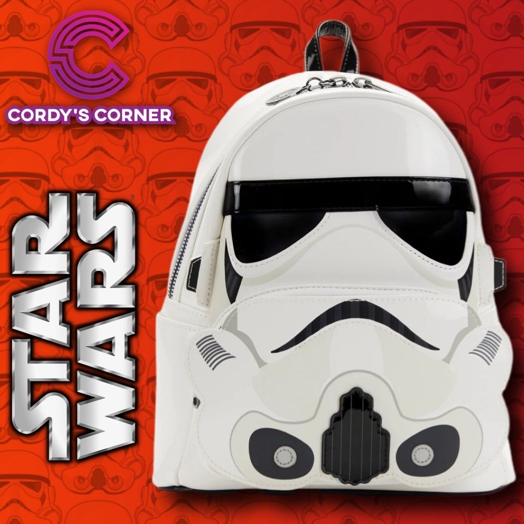 Star Wars Stormtrooper Lenticular Mini Backpack Loungefly  display picture 1