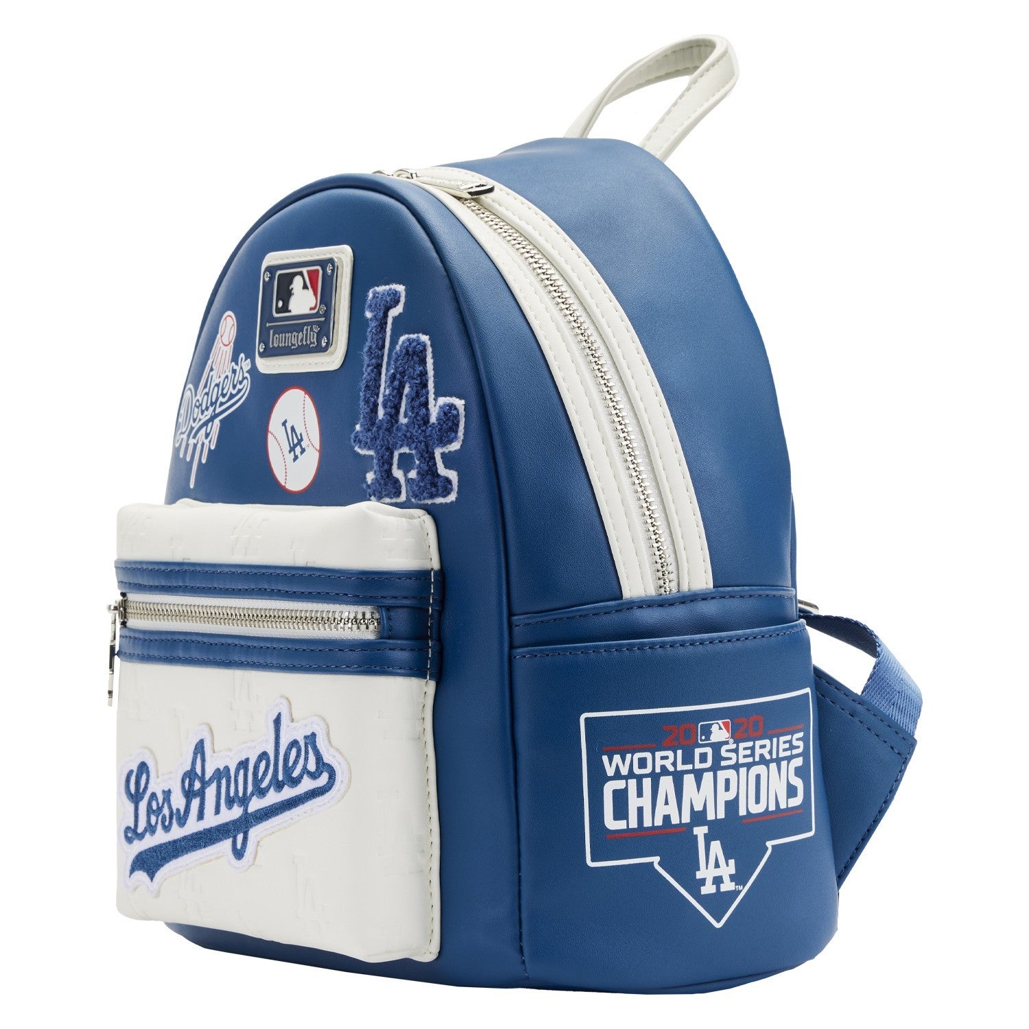 LA Dodgers Patches Mini Backpack Loungefly | Cordy's Corner