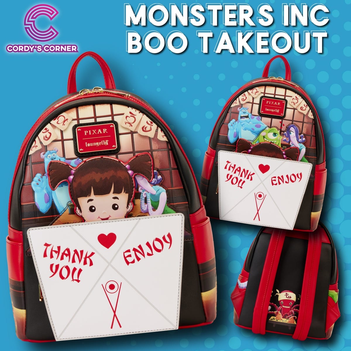 Monsters Inc Boo Take Out mini backpack