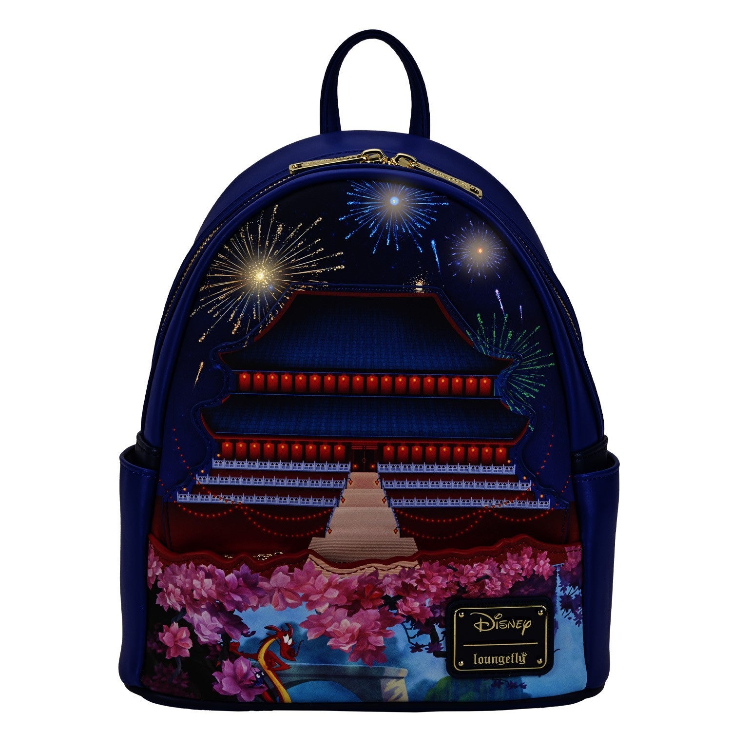 Mulan Castle Light Up Mini Backpack Loungefly | Cordy display picture 3