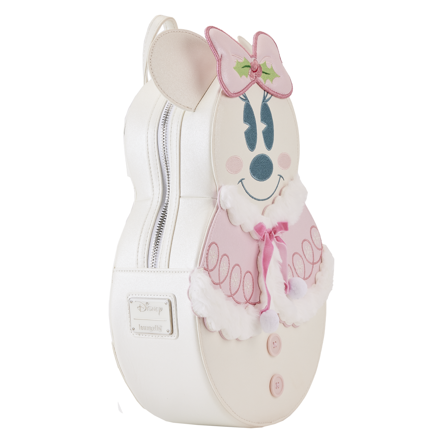 Loungefly Disney Minnie Figural Snowman Mini Backpack - Thumbnail 4