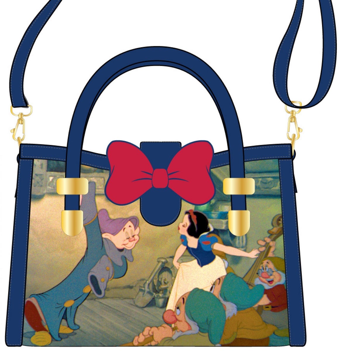 Disney Snow White Scenes Crossbody Loungefly | Cordy