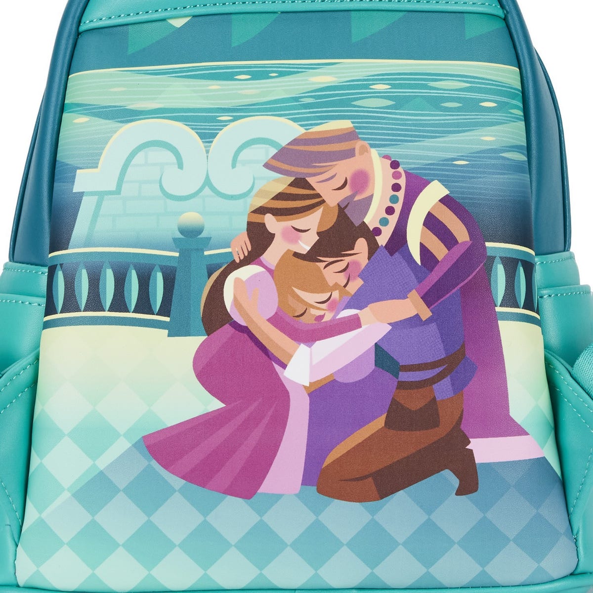 Tangled Princess Castle Mini Backpack Loungefly | Cordy display picture 2