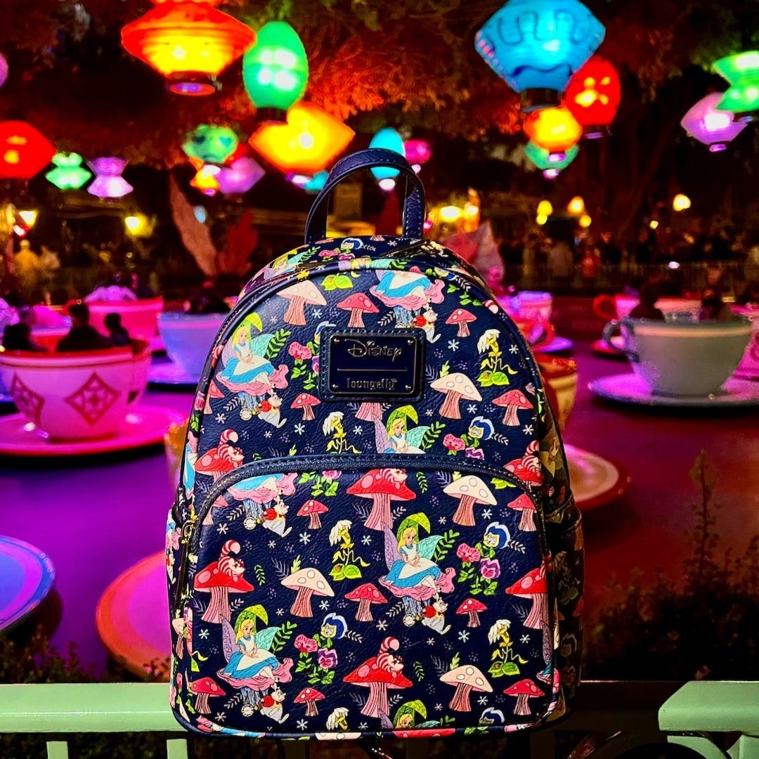 Exclusive Alice in Wonderland AOP Mini Backpack Loungefly | Cordy's Corner  - Loungefly, Anime & Pop Culture