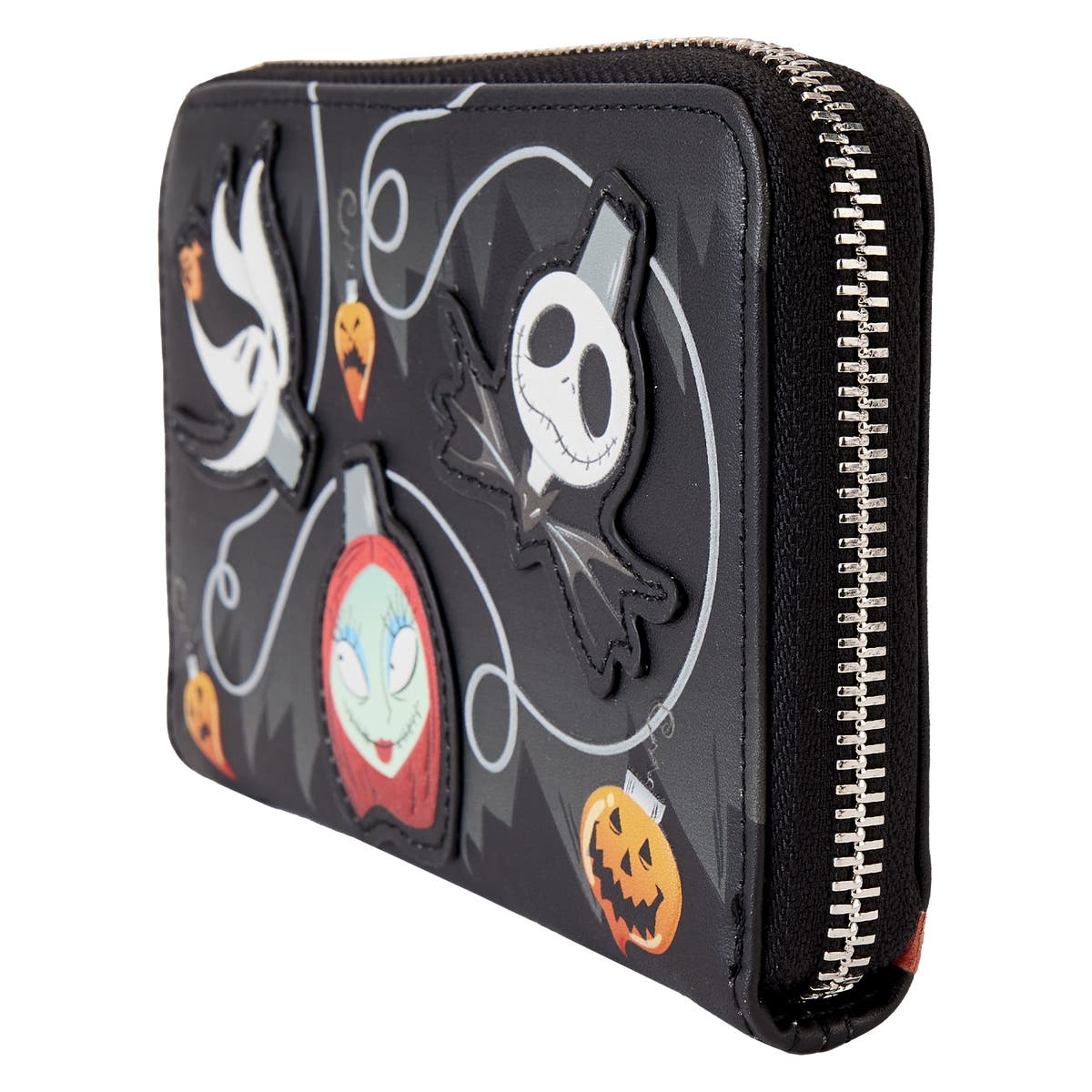 【Loungefly】Disney ナイトメア ウギーブギー ミニ ウォレット DISNEY NIGHTMARE BEFORE CHRISTMAS TREE LIGHTS ZIP UP WALLET