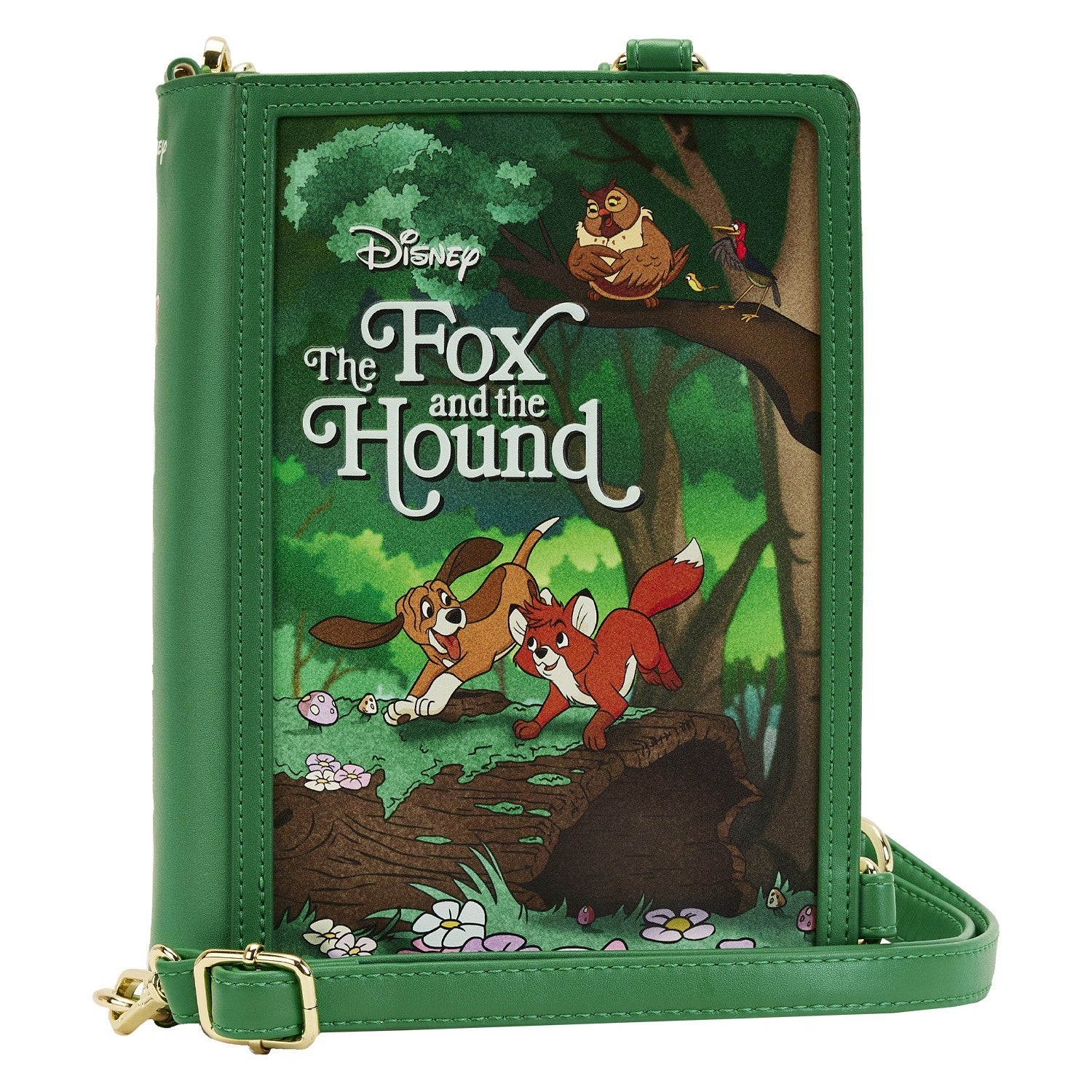 CLASSIC BOOKS FOX AND THE HOUND CONVERTIBLE CROSSBODY Loungefly