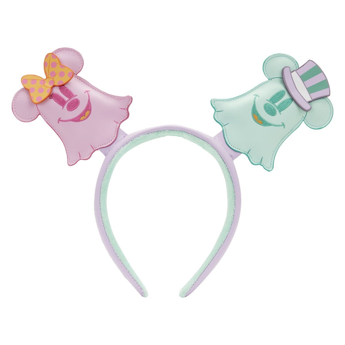Disney Pastel Ghost Minnie & Mickey Ears Headband Glow in  display picture 1