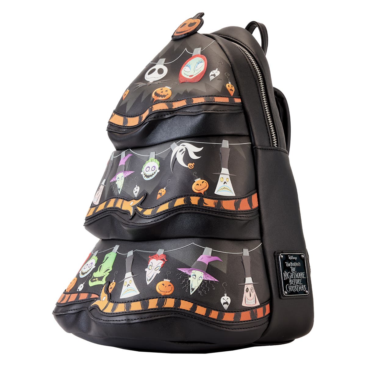 NIGHTMARE BEFORE CHRISTMAS FIGURAL TREE MINI BACKPACK Loungefly NIGHTMARE BEFORE CHRISTMAS FIGURAL TREE MINI BACKPACK Loungefly