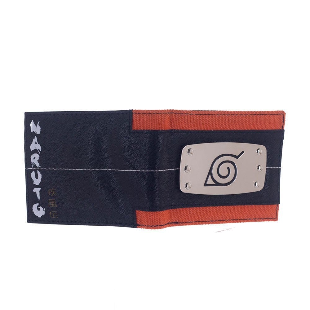 NARUTO METAL BADGE BI-FOLD WALLET
