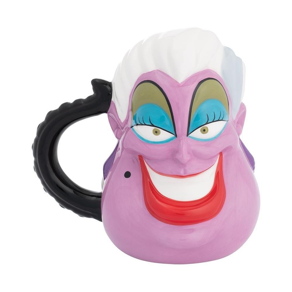 Disney URSULA Sculpted Ceramic MUG Villain The Little Mermaid NEW in